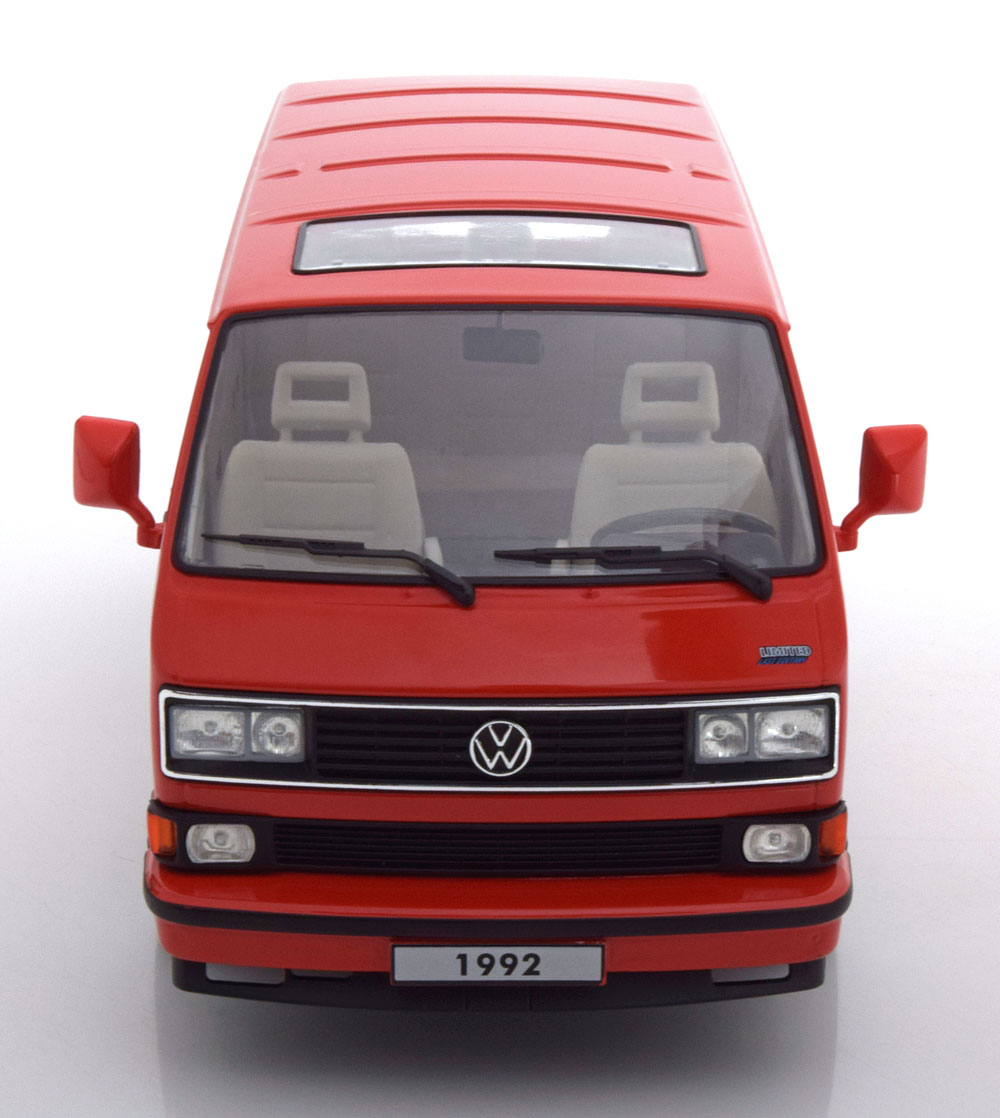 1:18 KK-Scale VW Bulli T3 Multivan Limited Last Edition 1992 red