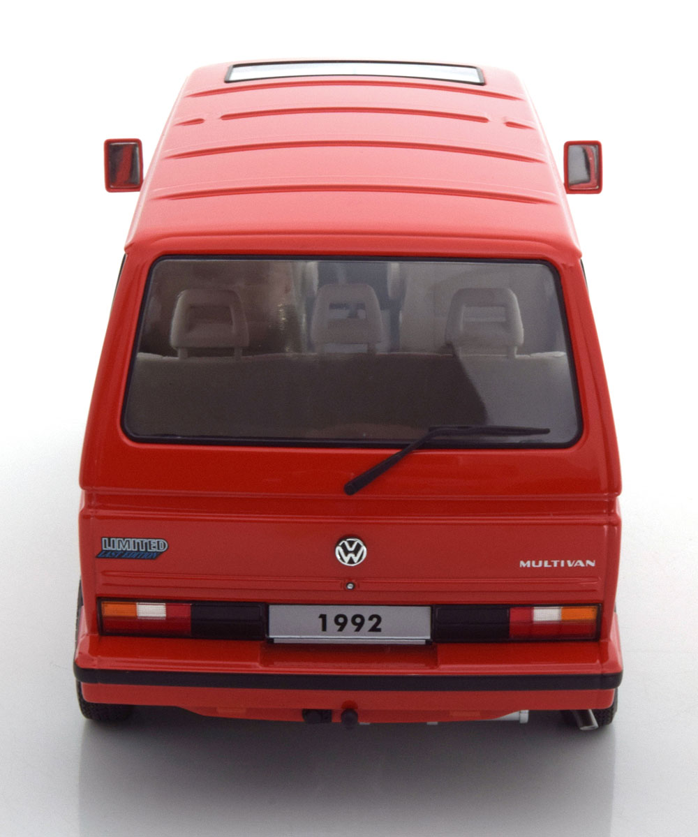 1:18 KK-Scale VW Bulli T3 Multivan Limited Last Edition 1992 red