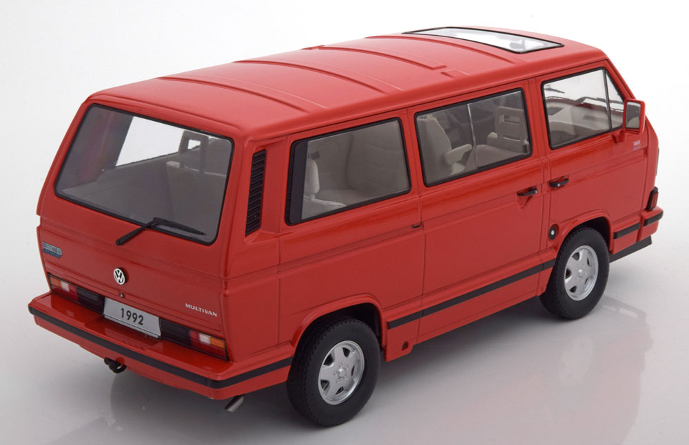 1:18 KK-Scale VW Bulli T3 Multivan Limited Last Edition 1992 red