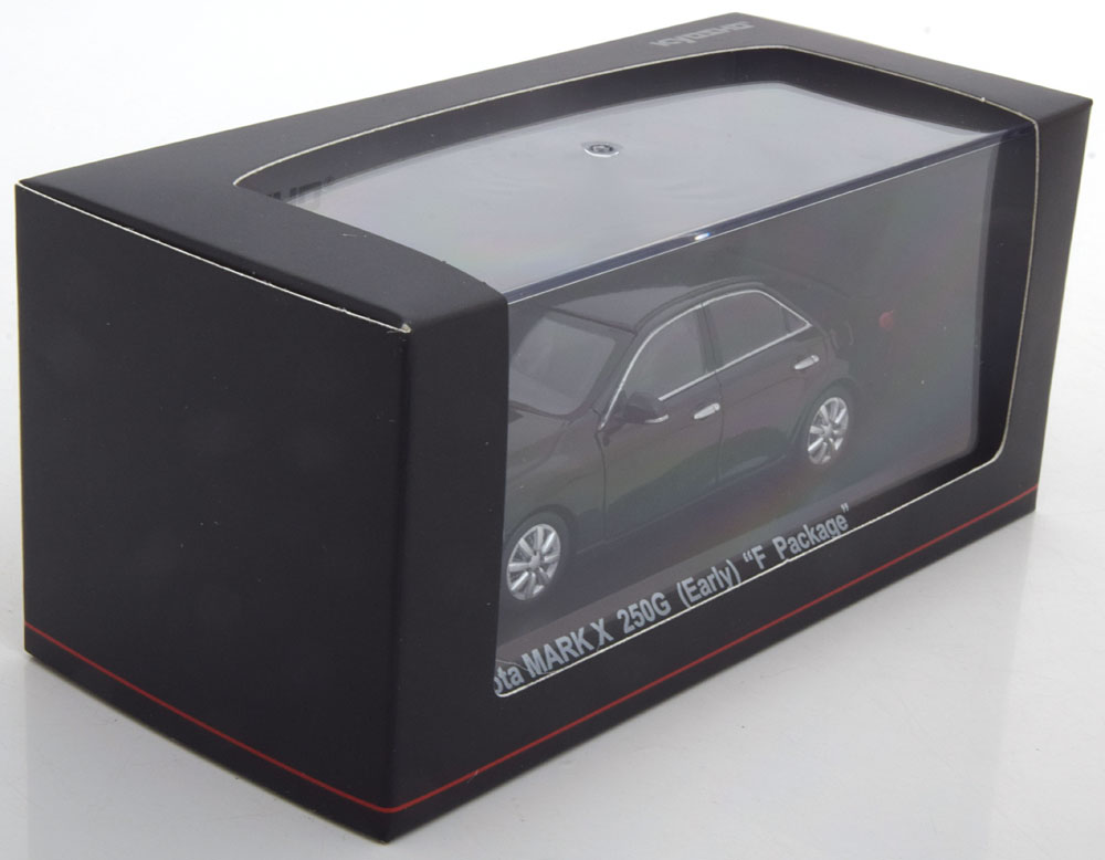 1//43 TOYOTA MARK X 250G EARLY F PACKAGE 2004 BLACK NEGRO KYOSHO