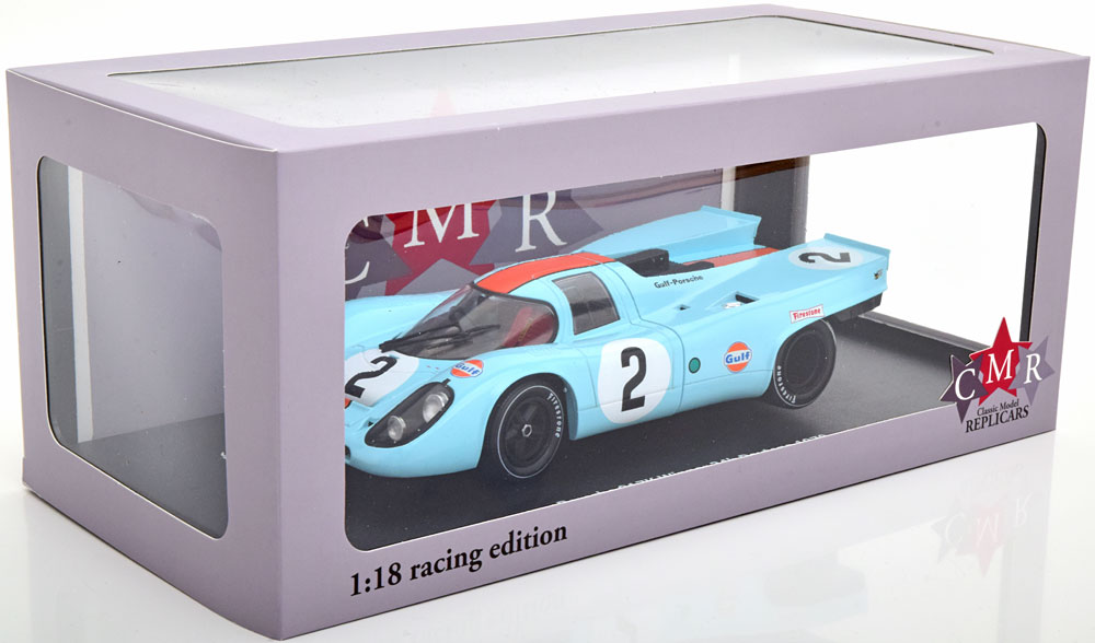 1:18 CMR Porsche 917K Winner 24h Daytona 1970 Gulf