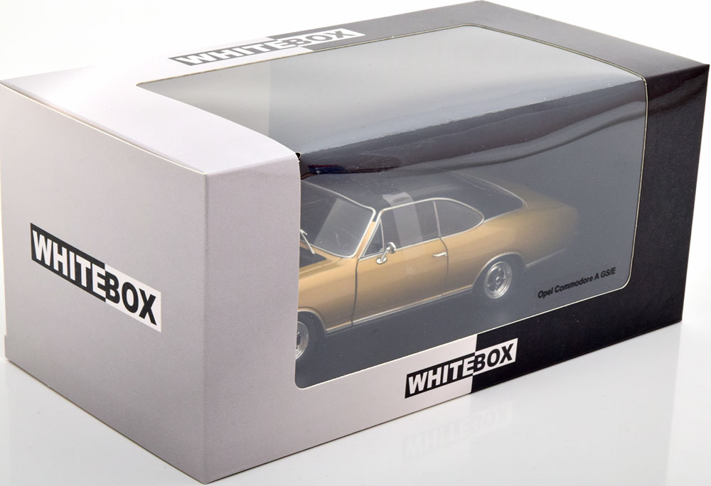 1:24 White Box Ople Commodore A GS/E Coupe golden/flatblack