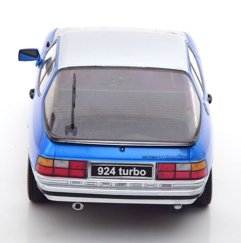 1:18 KK-Scale Porsche 924 Turbo silver/blue