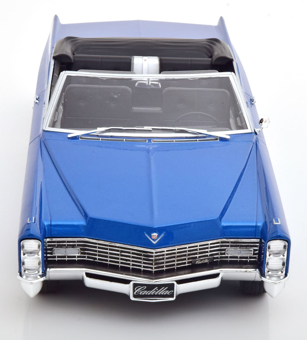 1:18 KK-Scale Cadillac DeVille Convertible 1967 bluemetallic