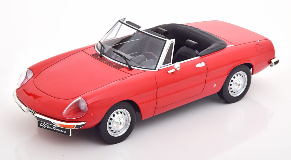 1:18 Norev Alfa Romeo 2000 Spider with removable Softtop 1978 red