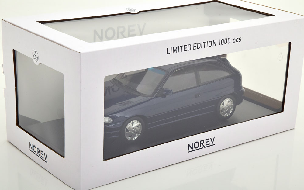 1:18 Norev Opel Astra F GSi 1992 darkblue-metallic