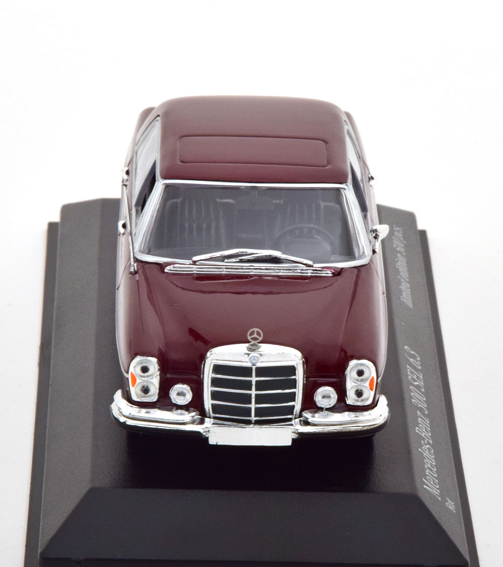 1:43 Minichamps Mercedes 300 SEL 6.3 W109 1968 darkred