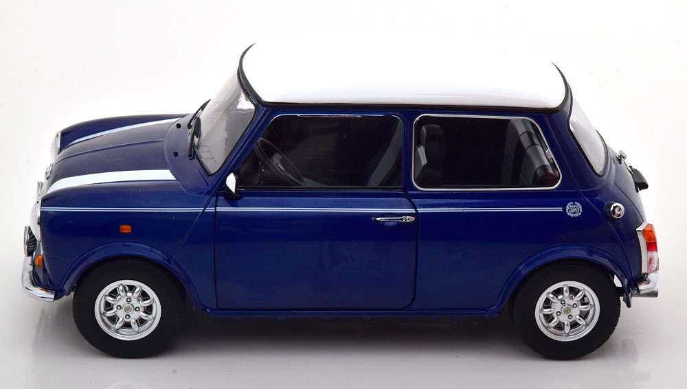 1:12 KK-Scale Mini Cooper LHD bluemetallic/white