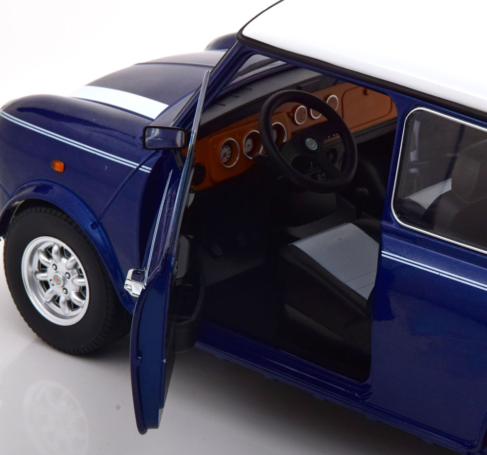 1:12 KK-Scale Mini Cooper LHD bluemetallic/white