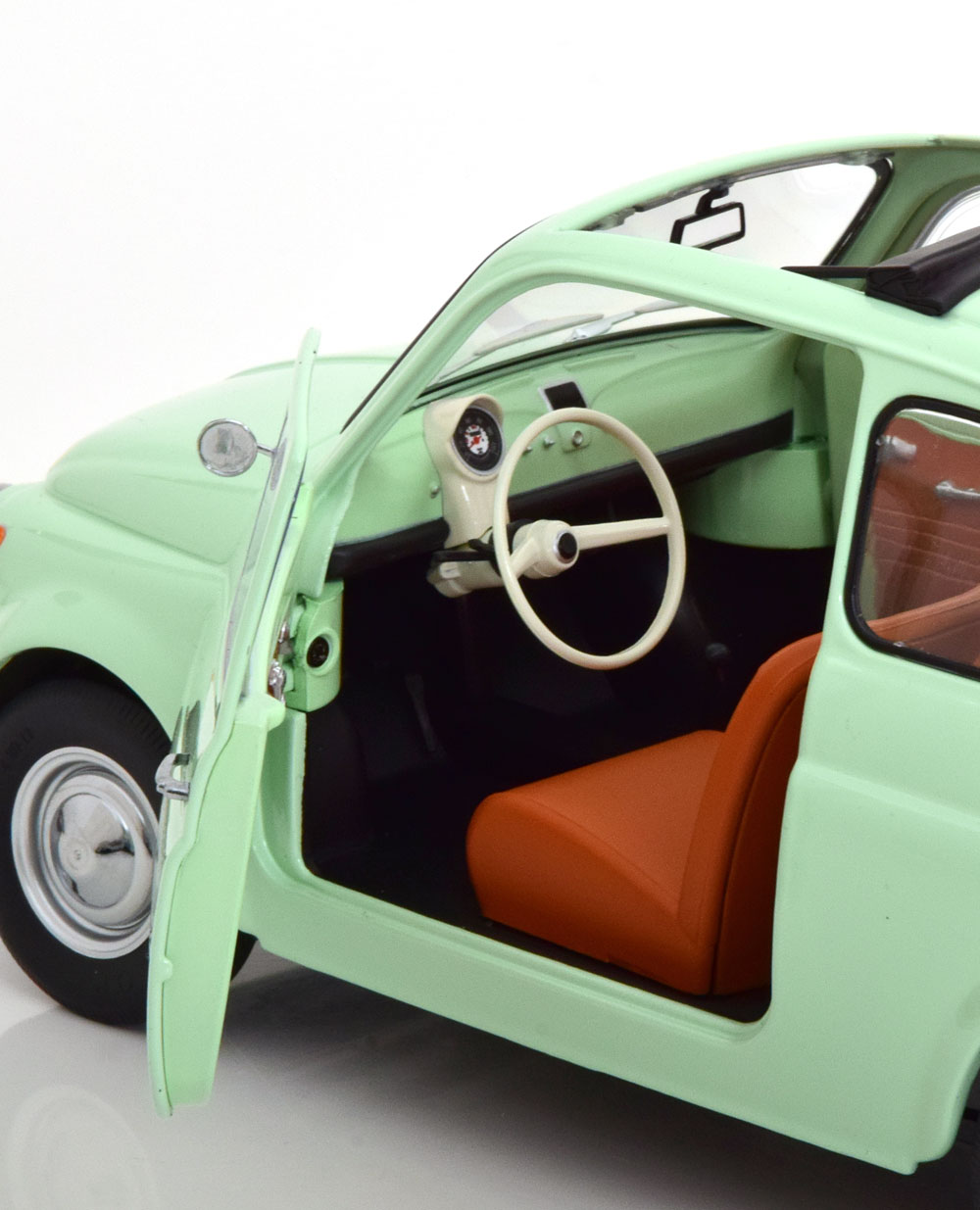 1:12 KK-Scale Fiat 500 1968 mintgreen