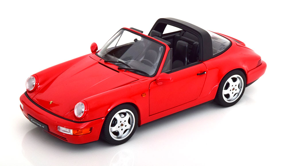 1:18 Norev Porsche 911 (964) Carrera 4 Targa 1990 red