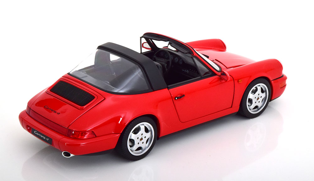 1:18 Norev Porsche 911 (964) Carrera 4 Targa 1990 red