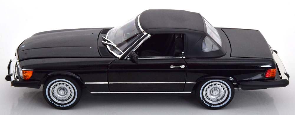 1:18 Norev Mercedes 450SL R107 US-Version American Gigolo 1979 black