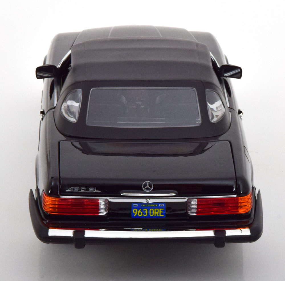 1:18 Norev Mercedes 450SL R107 US-Version American Gigolo 1979 black