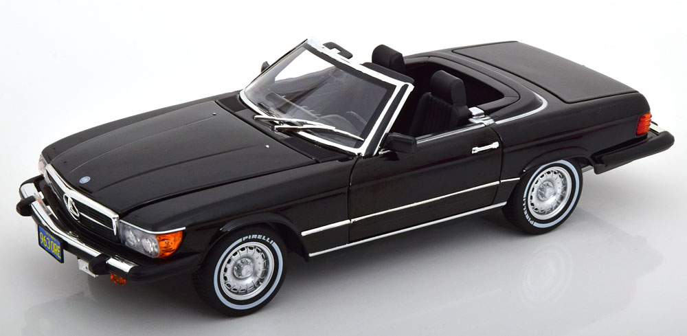 1:18 Norev Mercedes 450SL R107 US-Version American Gigolo 1979 black