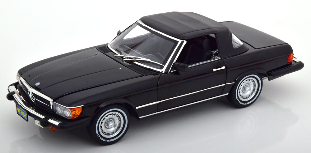 1:18 Norev Mercedes 450SL R107 US-Version American Gigolo 1979 black