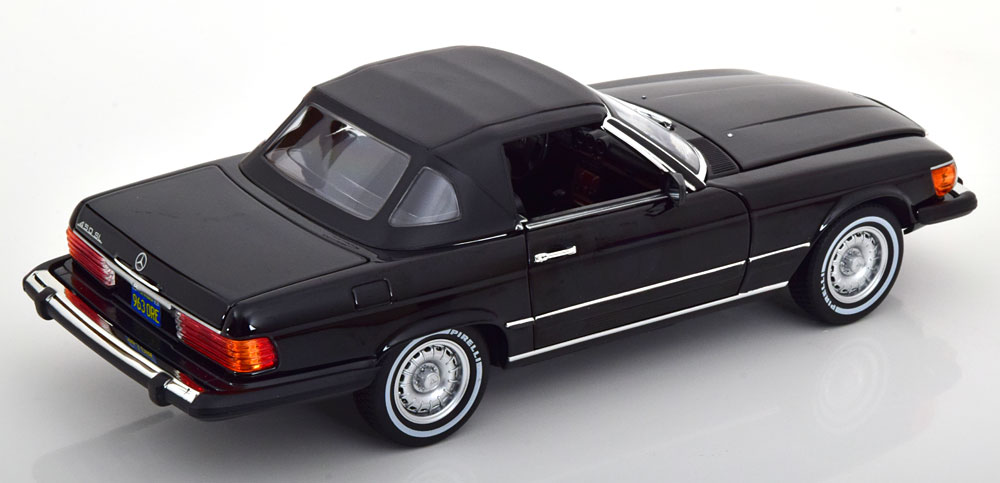 1:18 Norev Mercedes 450SL R107 US-Version American Gigolo 1979 black