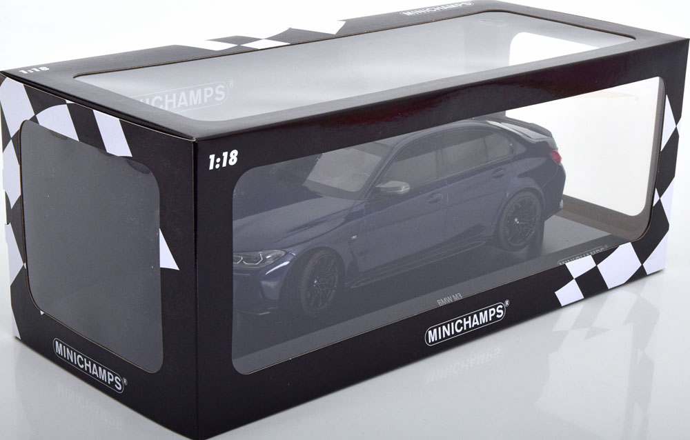 1:18 Minichamps BMW M3 2020 darkblue-metallic