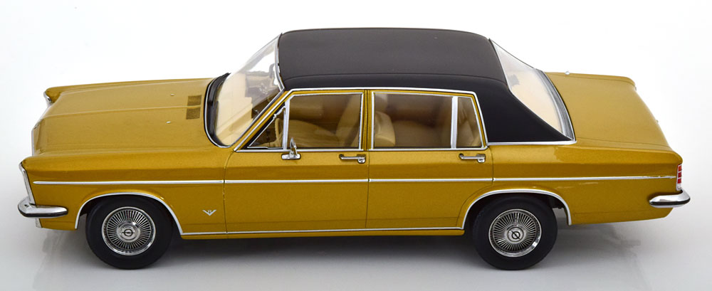 1:18 Norev Opel Diplomat V8 1969 goldmetallic/matt-black