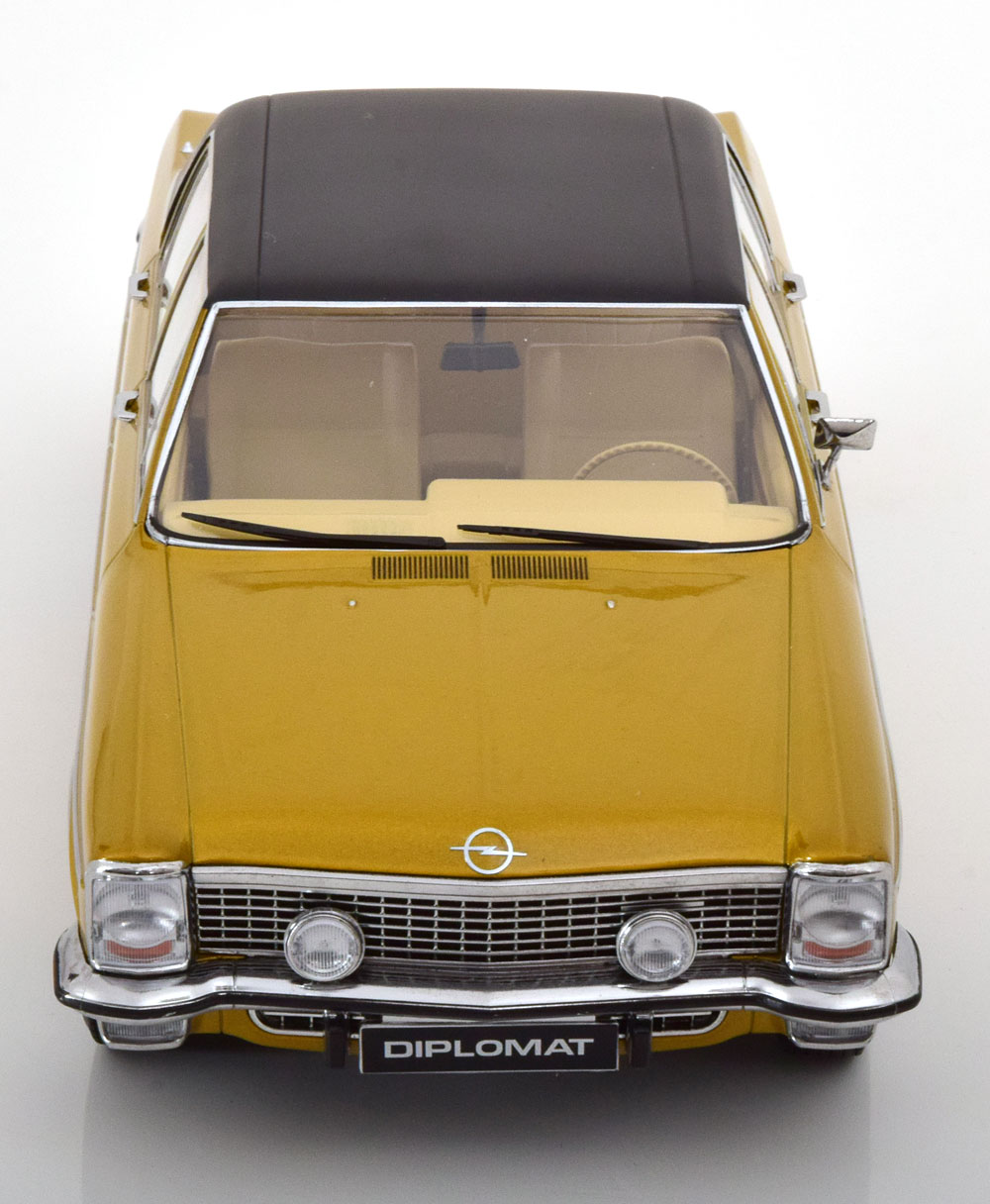1:18 Norev Opel Diplomat V8 1969 goldmetallic/matt-black