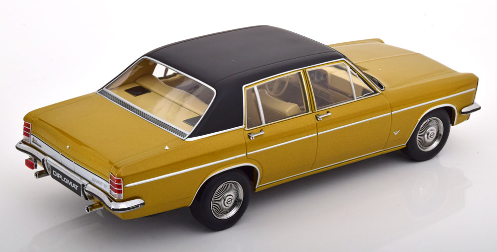 1:18 Norev Opel Diplomat V8 1969 goldmetallic/matt-black