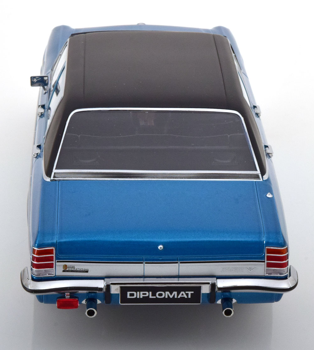 1:18 Norev Opel Diplomat V8 1969 bluemetallic/matt-black