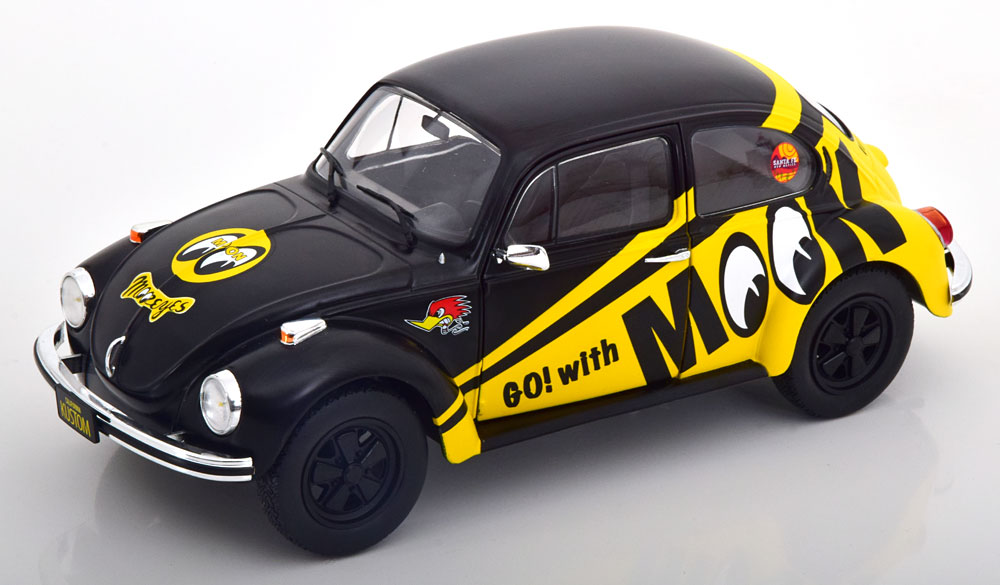 1:18 Solido VW Beetle 1303 Go! with Moon 1974 flatblack/yellow
