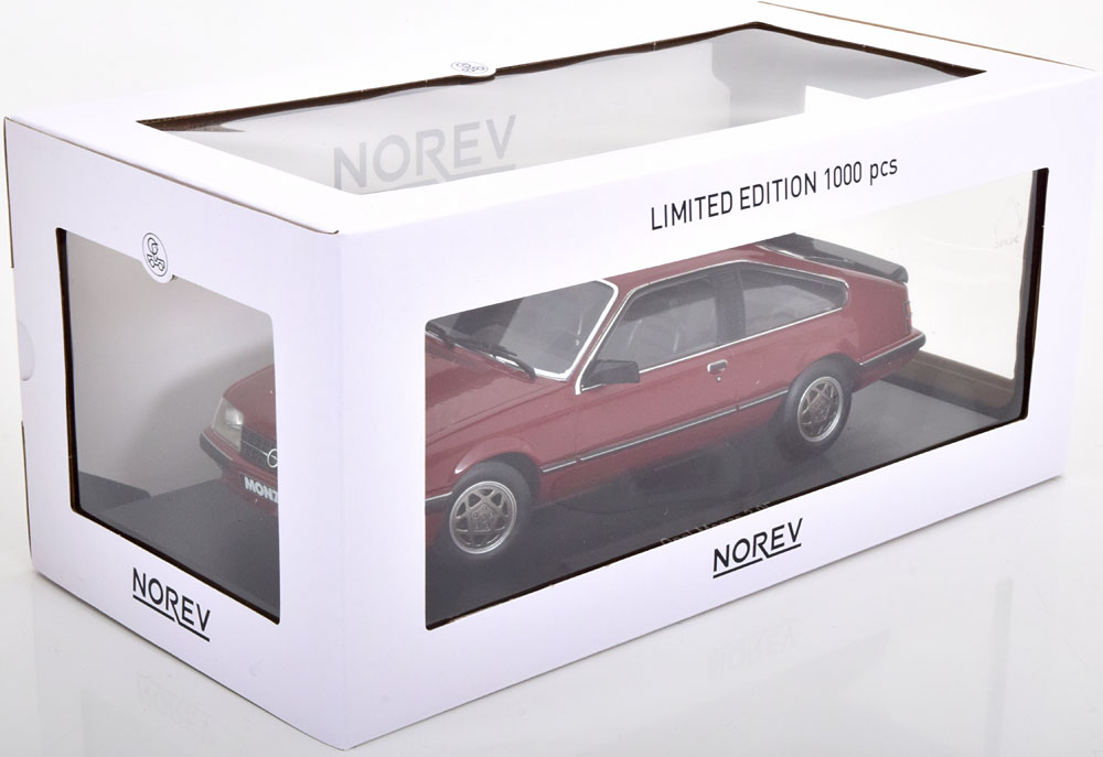 1:18 Norev Opel Monza 3.0 E 1983 redmetallic