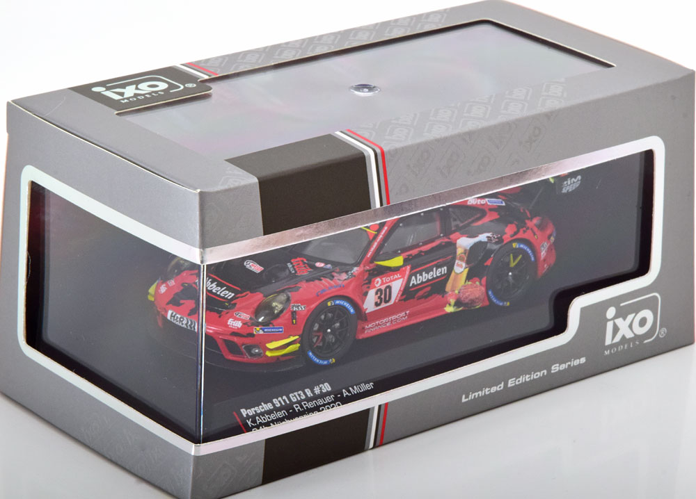 1:43 Ixo Porsche 911 GT3 R #30, 24h N&uumlrburgring 2020