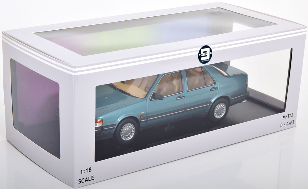 1:18 Triple 9 Saab 9000 CD 1990 turquoisemetallic