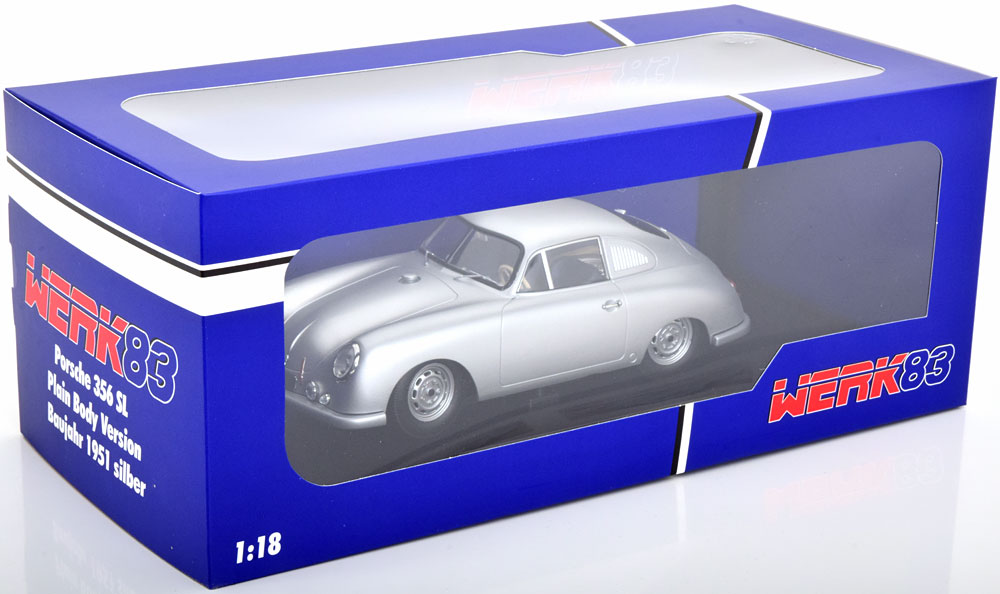 1:18 Werk83 Porsche 356 SL Plain Body Version 1951 silver