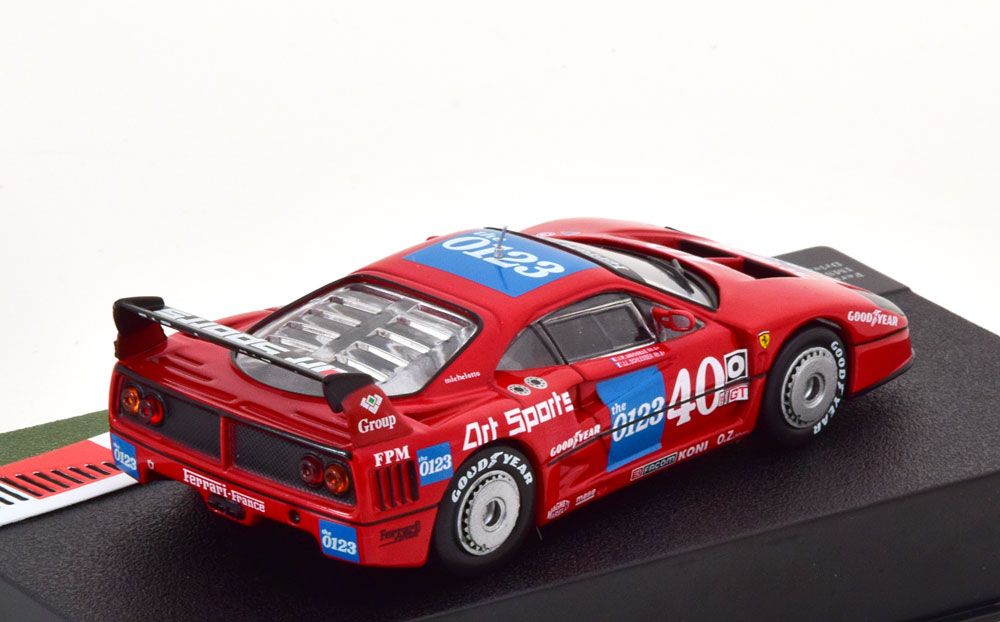 1:43 Altaya Ferrari F40 Competizione #40, IMSA GTO Topeka 1990