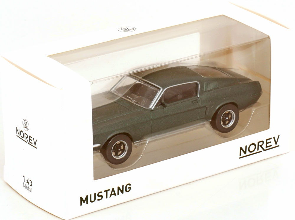 1:43 Norev Ford Mustang GT Fastback 1968 mattgr&uumln-metallic