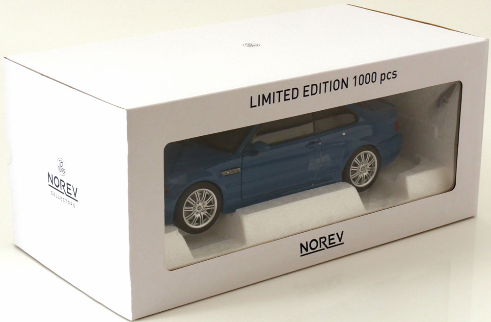 1:18 Norev BMW M3 E46 2000 blue