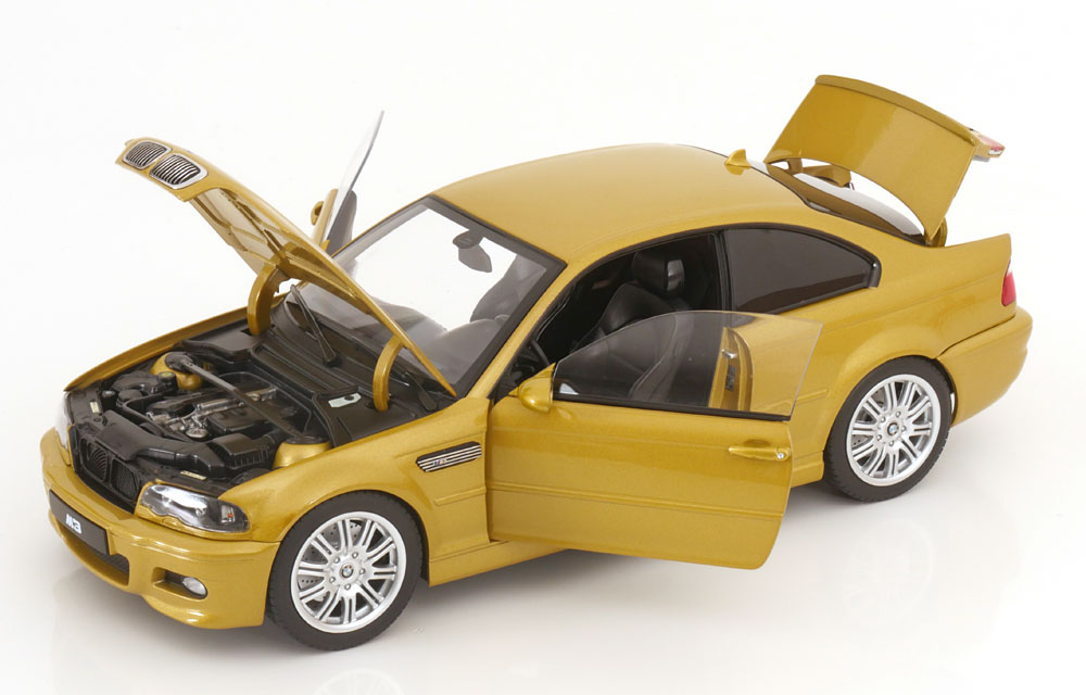 1:18 Norev BMW M3 E46 2000 yellowmetallic