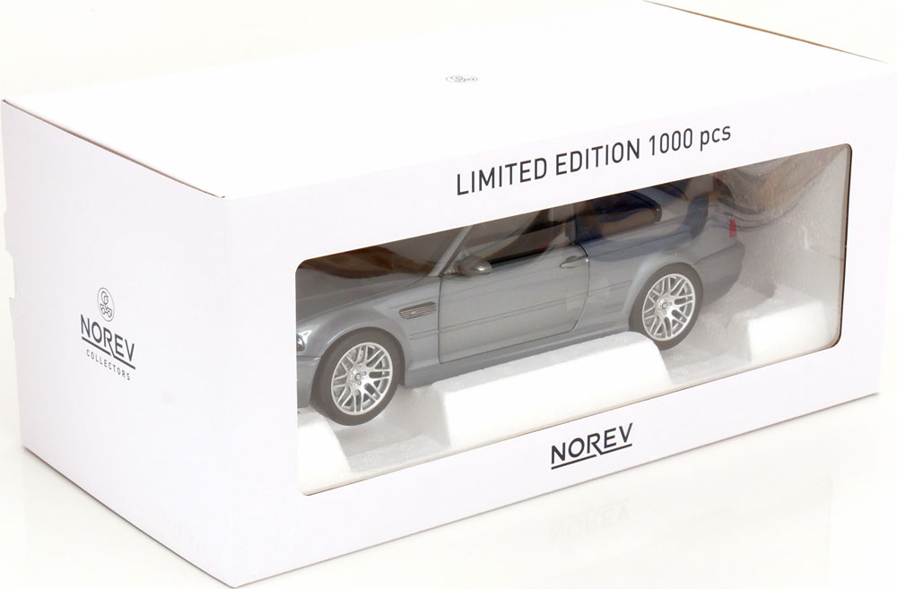 1:18 Norev BMW M3 CSL E46 2003 greymetallic