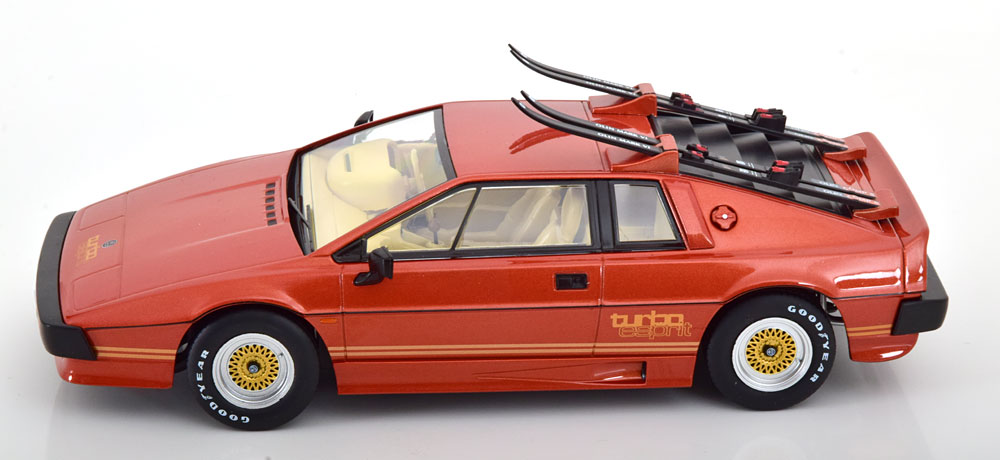 1:18 KK-Scale Lotus Esprit Turbo Movie Version with Ski 1981