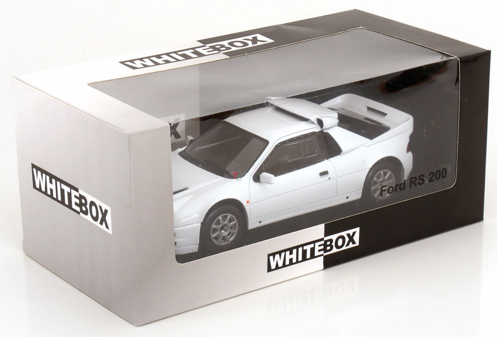 1:24 White Box Ford RS 200 white
