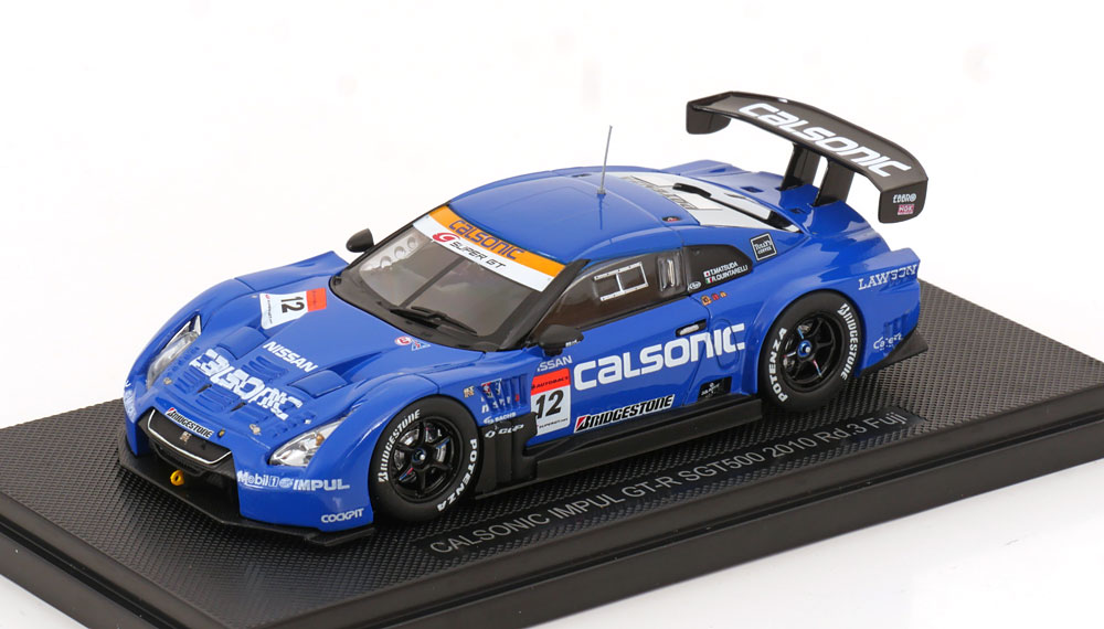 1:43 Ebbro Nissan GT-R  #12, Fuji 2010 Calsonic