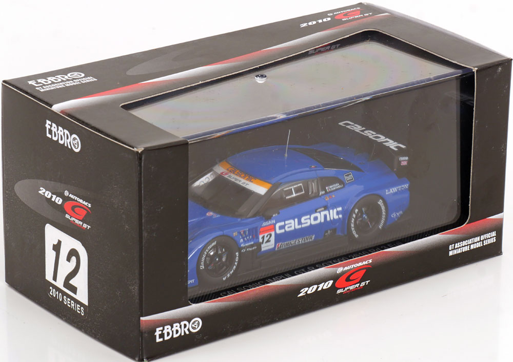 1:43 Ebbro Nissan GT-R  #12, Fuji 2010 Calsonic