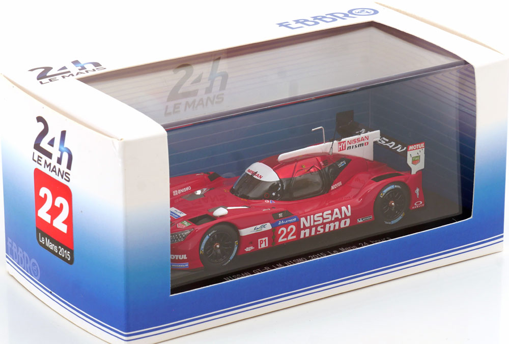 1:43 Ebbro Nissan GT-R LM Nismo #22, 24h Le Mans 2015