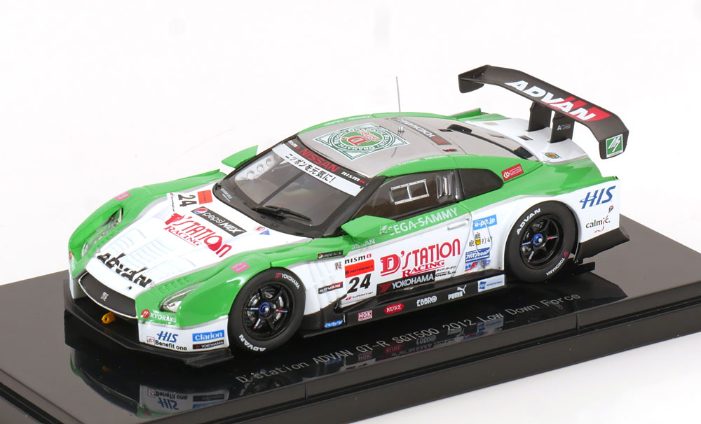 1:43 Ebbro Nissan GT-R #24, Super GT500 2012