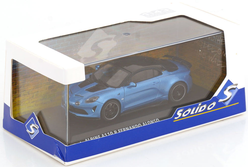1:43 Solido Renault Alpine A110 R Fernando Alonso 2024 bluemetallic