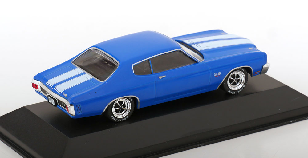 1:43 Altaya Chevrolet Chevelle SS454 1970 blue/white