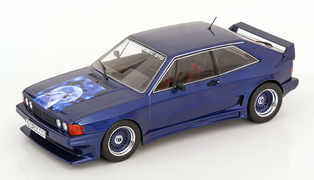 1:18 MCG VW ScIrocco Rieger GTO darkblue-metallic