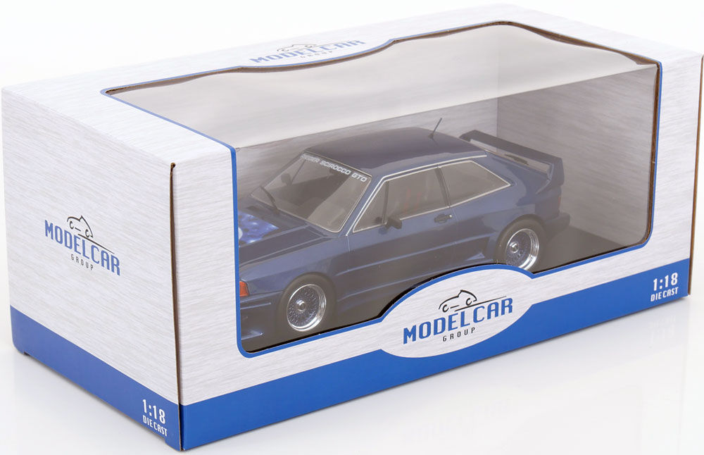1:18 MCG VW ScIrocco Rieger GTO darkblue-metallic