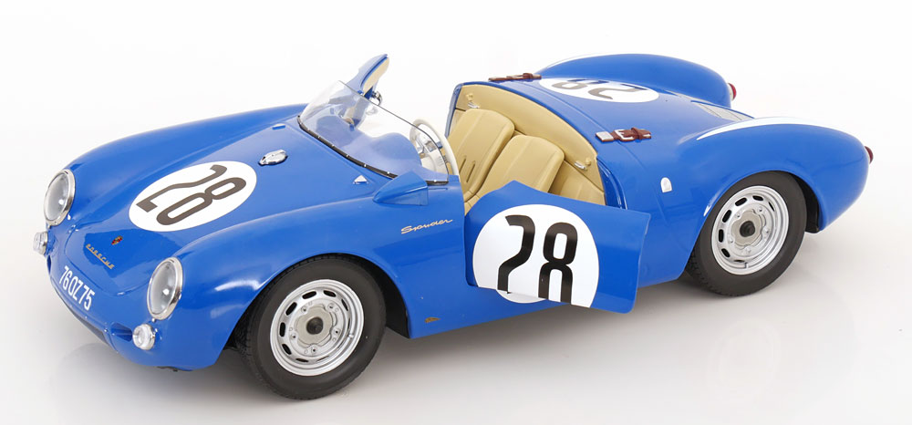 1:18 KK-Scale Porsche 550 Spyder #28, 24h Le Mans 1956 Storez/Polensky