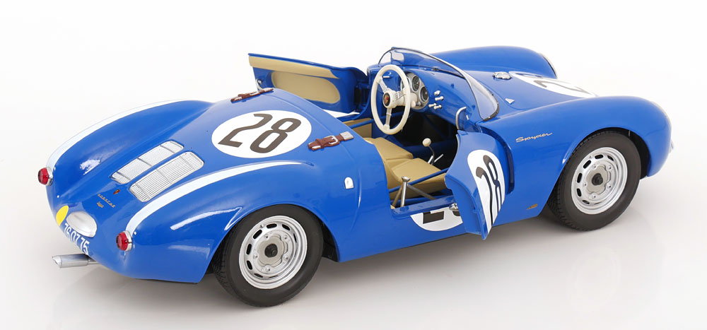 1:18 KK-Scale Porsche 550 Spyder #28, 24h Le Mans 1956 Storez/Polensky