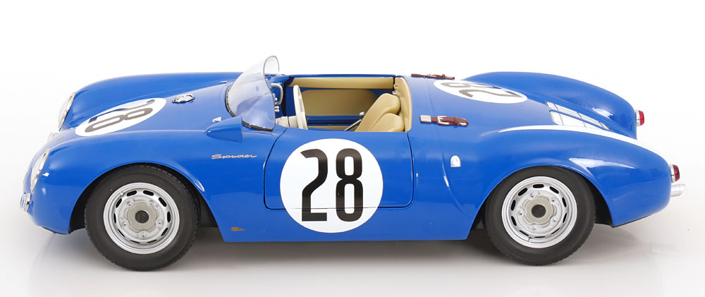 1:18 KK-Scale Porsche 550 Spyder #28, 24h Le Mans 1956 Storez/Polensky