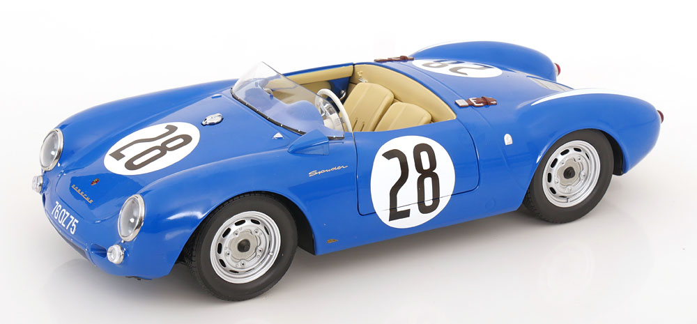 1:18 KK-Scale Porsche 550 Spyder #28, 24h Le Mans 1956 Storez/Polensky